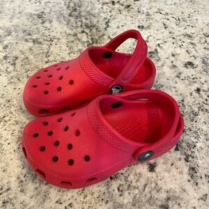 Red CROCS